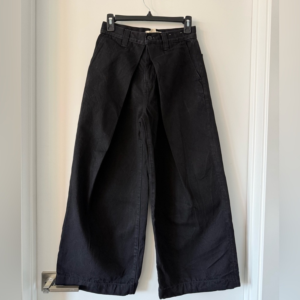 Madewell Extra Wide Leg Black Jeans